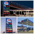 High quality waterproof outdoor advertising Gas Station flagship pylon Signs